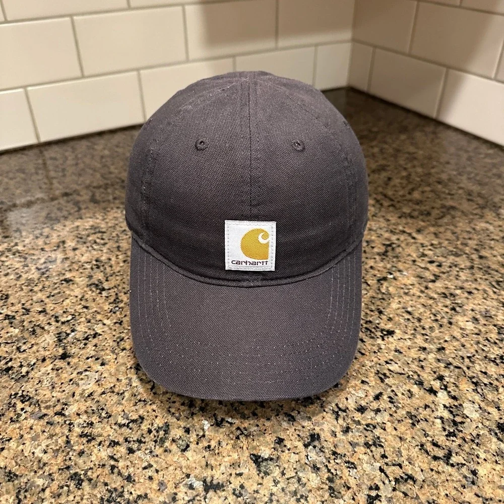 Carhartt AH8900 Baseball Cap Youth One Size Fits Most Gray Hat‎ Kids
